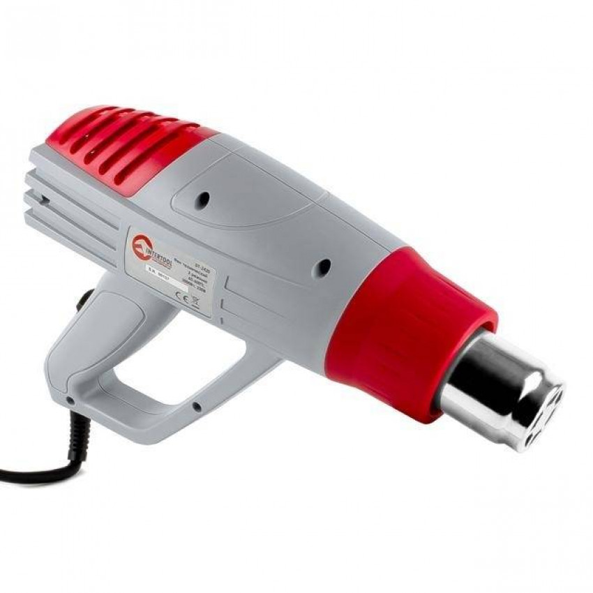 Фен технiчний, 2000 Вт,3 режими,60-600 °C, 300-500 л/хв INTERTOOL DT-2420-DT-2420