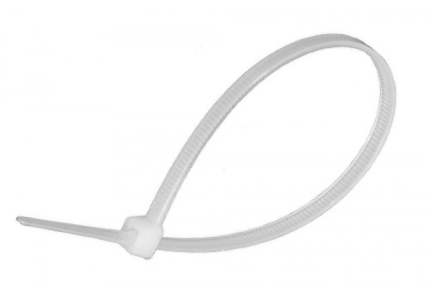 Стяжка кабельна 3,6x250 біла (пач 100шт) APRO-CT-W36250