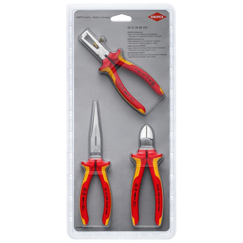 Набір інструментів KNIPEX, 00 31 30 BK V03-00 31 30 BK V03