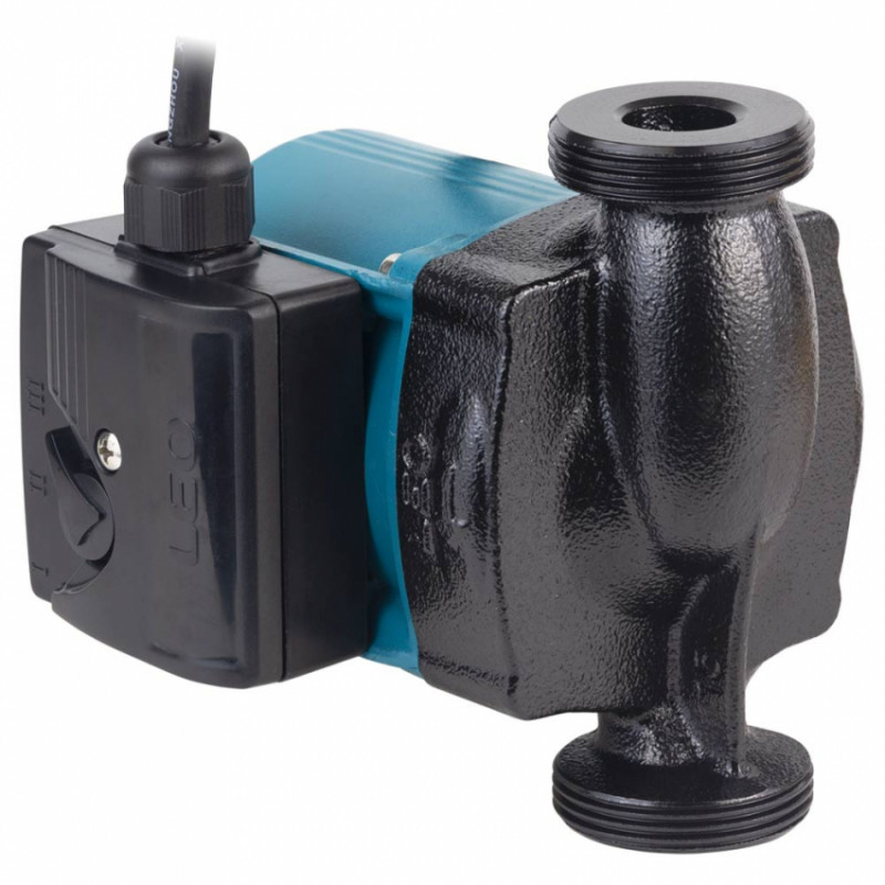Насос циркуляційний 96Вт Hmax 6м Qmax 58л/хв Ø1½" 130мм гайки Ø1" LEO 3.0 (774433)-774433