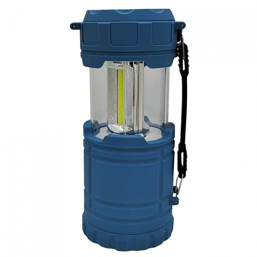 Ліхтар кемпінговий  Quantum QM-FL3041 Nice blue 1WLED + 3WCOB живлення 3xAA 1шт/уп, box-QM-FL3041