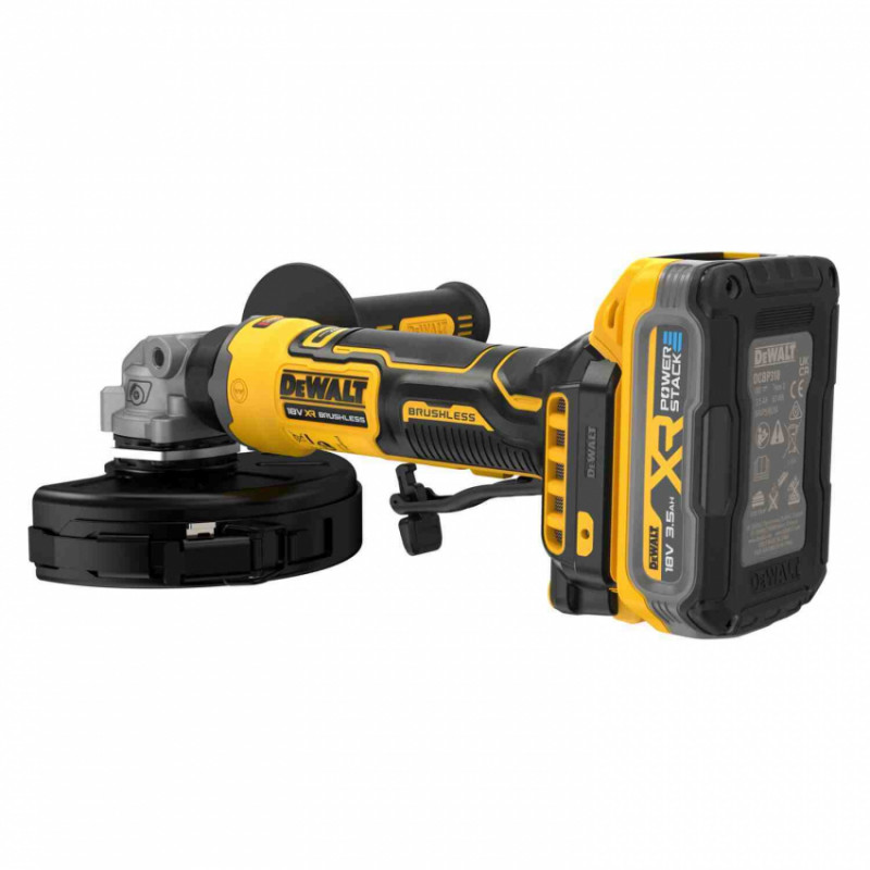 Шліфмашина кутова - болгарка акумуляторна безщіткова DeWALT DCG404S2T-DCG404S2T