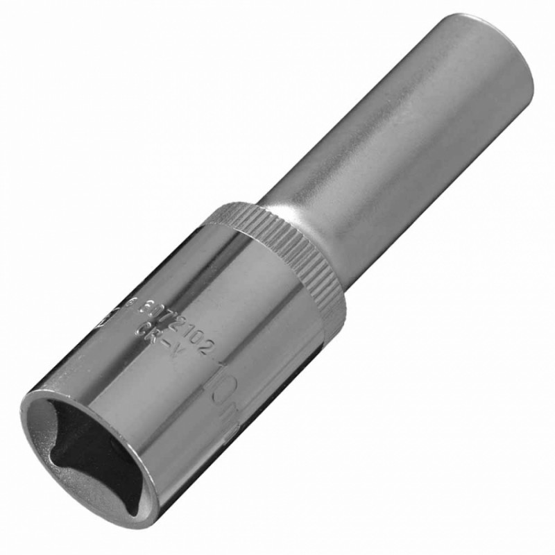 Насадка шестигранна довга 1/2" 10мм CrV ULTRA (6072102)-6072102