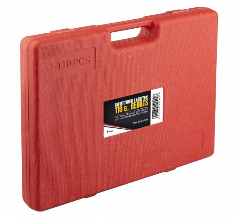 Метричні та дюймові мітчики і плашки REDATS 110 шт-07-03-28