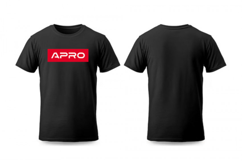 Футболка M червоне лого APRO-086160