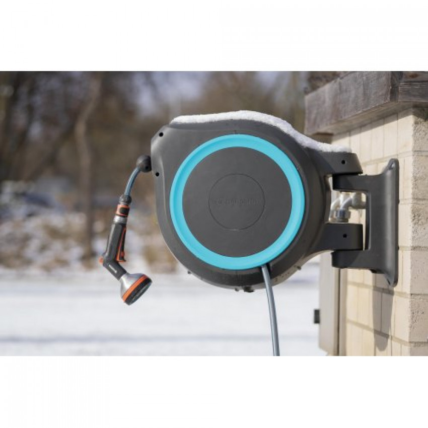 Котушка настінна Gardena RollUp M/L бірюзова + набір для поливу 25 м-18620-20.000.00