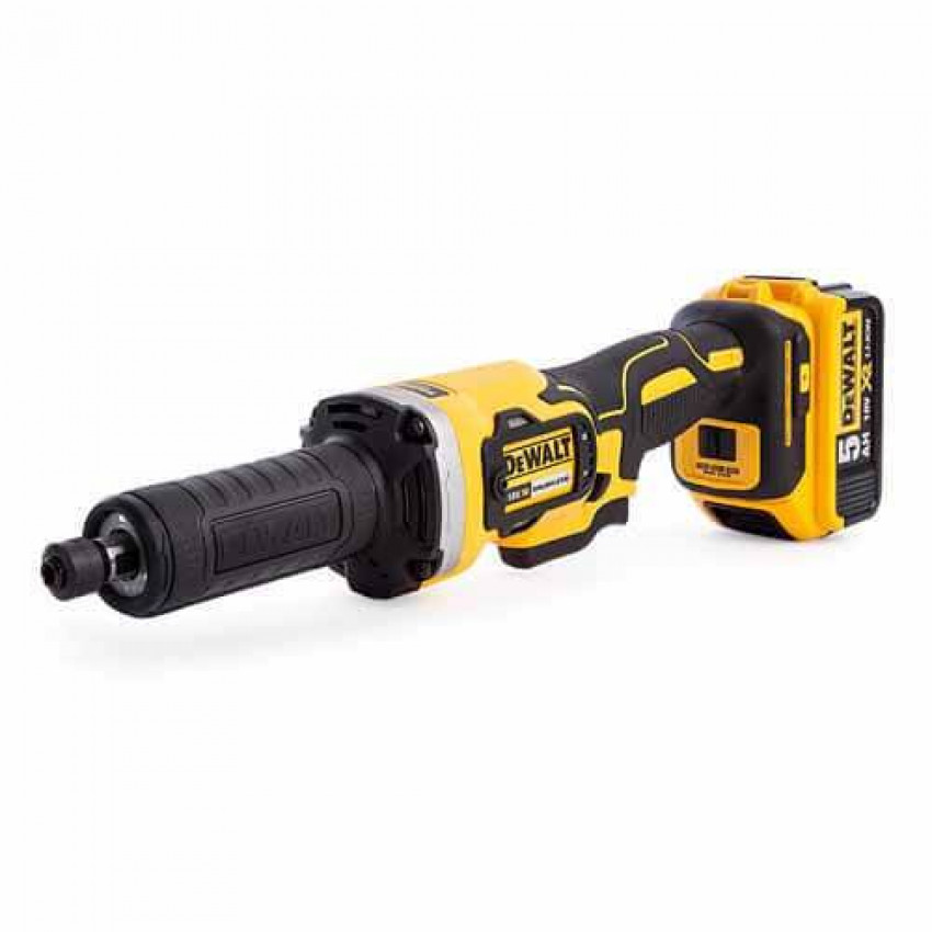 Прямошліфувальна акумуляторна машина безщіткова DeWALT DCG426P2-DCG426P2