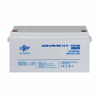Розпродаж Акумулятор мультигелевий LPM-MG 12V - 150 Ah