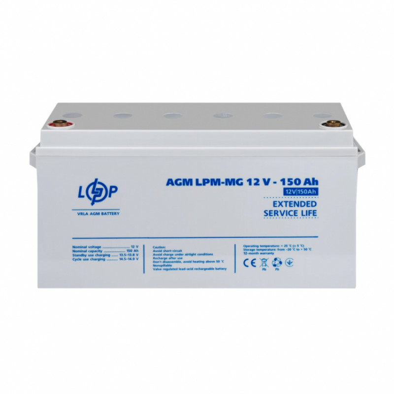 Розпродаж Акумулятор мультигелевий LPM-MG 12V - 150 Ah-