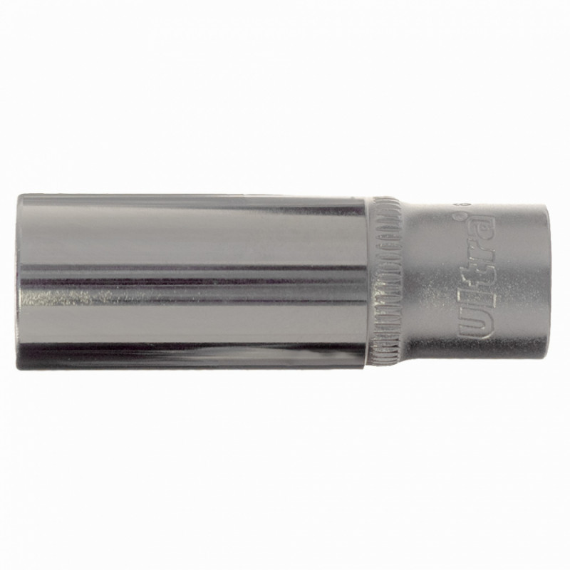Насадка шестигранна довга 1/4" 12мм CrV Ultra (6062122)-6062122