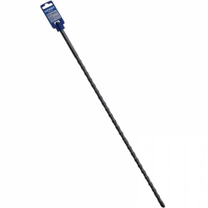 Бур SDS-Plus 12×600 мм, спіраль 4S Зенит Профи-20012600