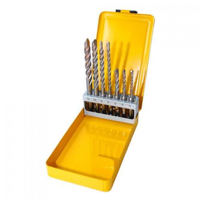 Набір бурів DeWALT "SDS-Plus EXTREME2", 5, 6, 8 мм - по 2шт., 10, 12 мм - по 1шт. DT9701-DT9701