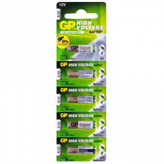 Батарейка GP ALKALINE 12,0V 27A-U5 лужна, A27, MN27 для ПУ-[articul]