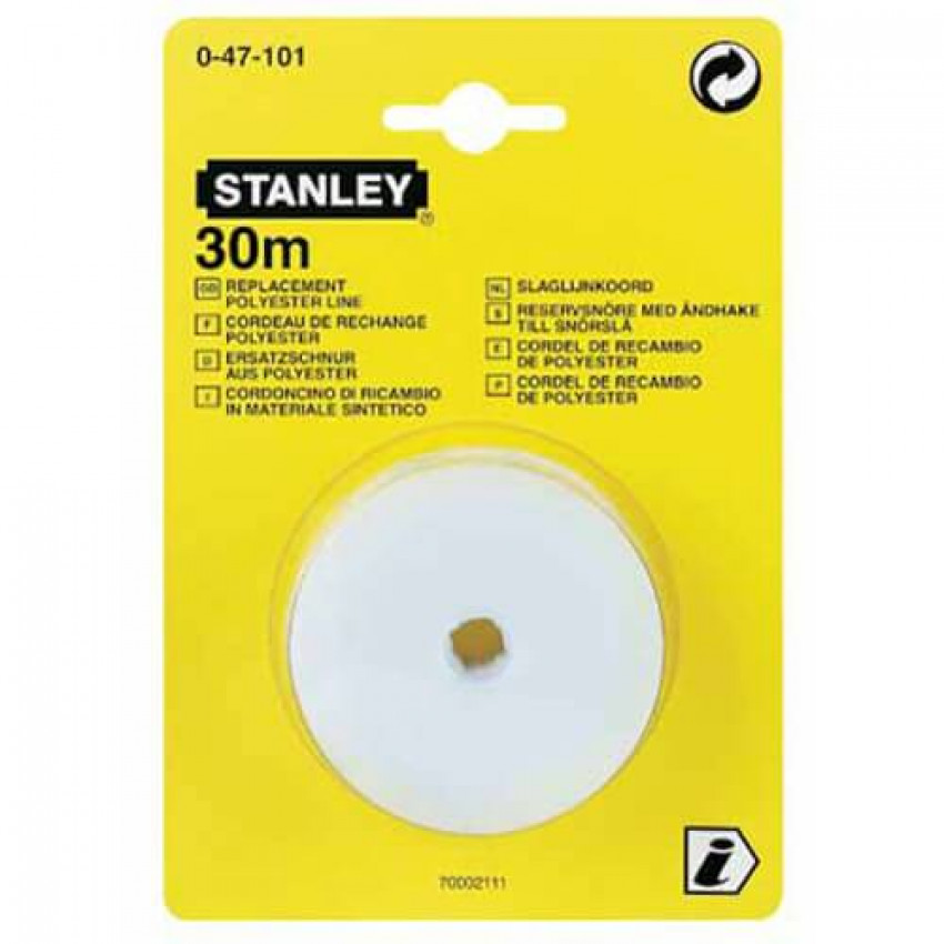 Шнур розмічувальний, запасний, завдовжки 30 м STANLEY 0-47-101-0-47-101