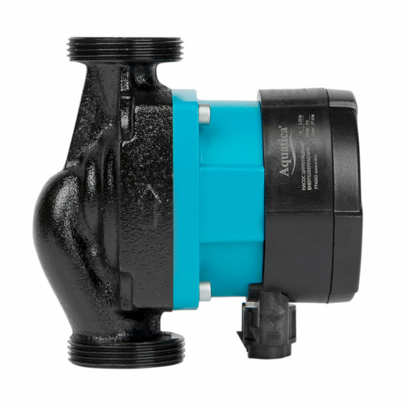 Насос циркуляційний енергозберігаючий 5-25Вт Hmax 4м Qmax 47л/хв Ø1½" 130мм + гайки Ø1" AQUATICA GPA25-4/130 III (774042)-774042
