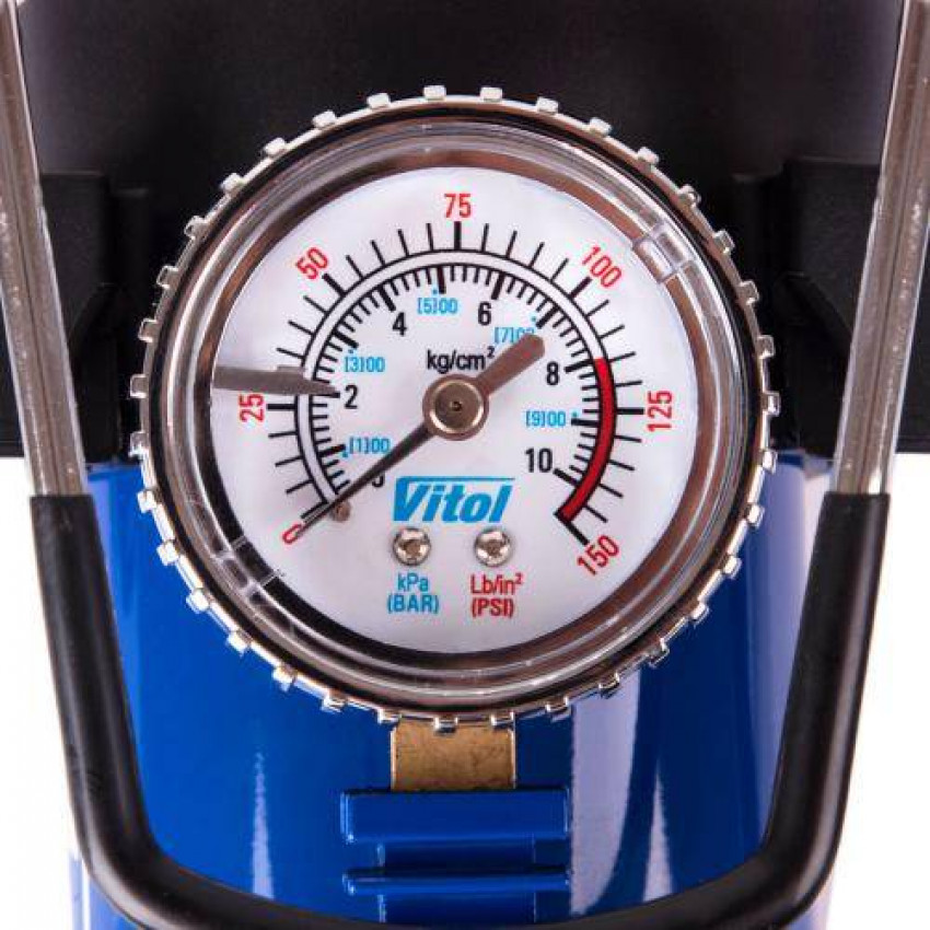 Компресор "ViTOL" К-52 150psi/15Amp/40л/Автостоп/прикурювач-К-52