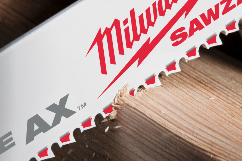 Полотно для шабельних пил AX FANG TIP MILWAUKEE, 300/5,0мм, (5шт), (деревина з цвяхами)-48475027