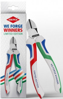 Кусачки бокові (бокорізи), Ø4,0мм, 160мм KNIPEX 70 02 160 S8, We Forge Winners 2026-[articul]