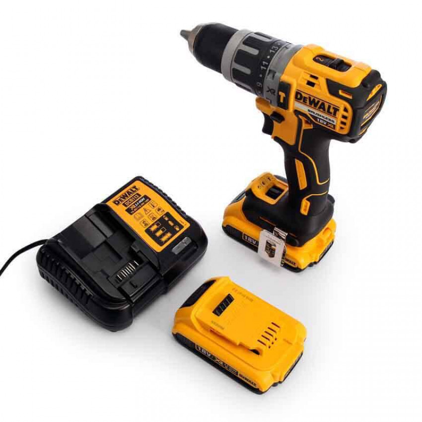 Дриль-шуруповертний акумуляторний безщітковий ударний DeWALT DCD796D2-DCD796D2