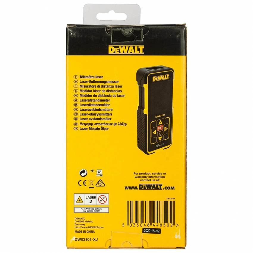 Дальномір лазерний DeWALT DW03101-DW03101