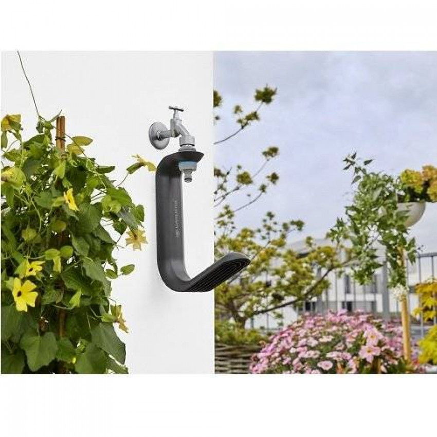 Набір шланг GARDENA Liano садовий текстильний 13 мм 1/2&quot; 15 м із тримачем TapFix-18595-20.000.00