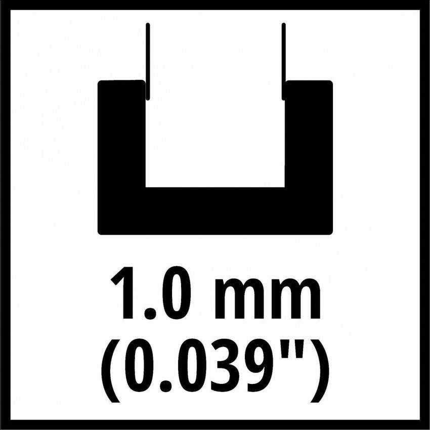 Шина для обрізної пилки Einhell 15 см, 1.0 мм (4500163)-