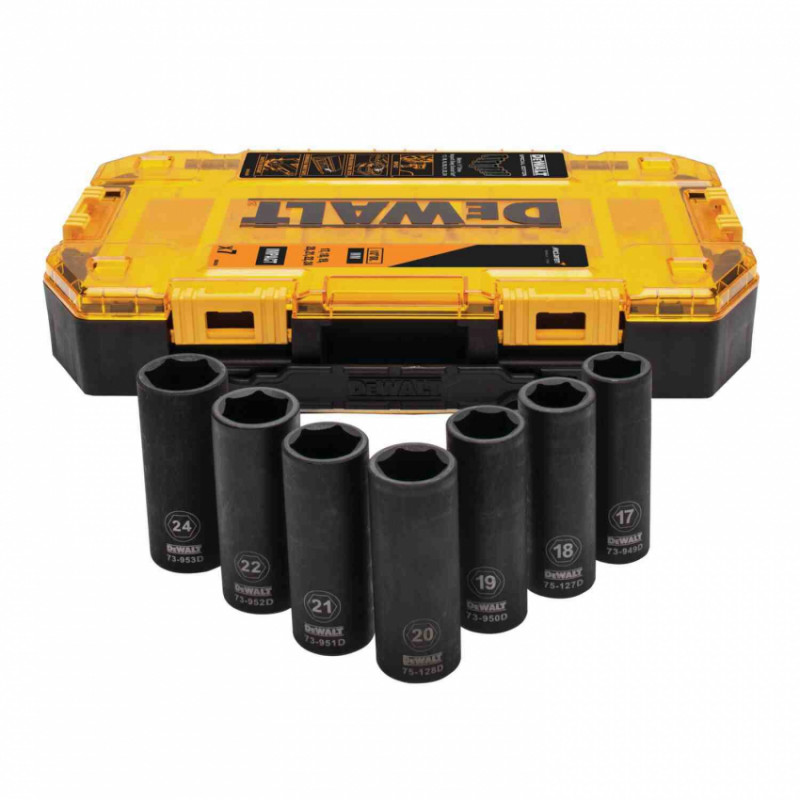 Набір ударних торцевих головок 1/2 DeWALT DT70905-DT70905