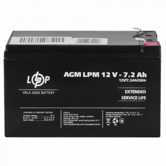 Акумулятор AGM LPM 12V - 7.2 Ah-[articul]