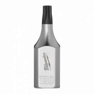 Головка торцева хромована 1/4'' MILWAUKEE з бітою TX BO, T30-[articul]