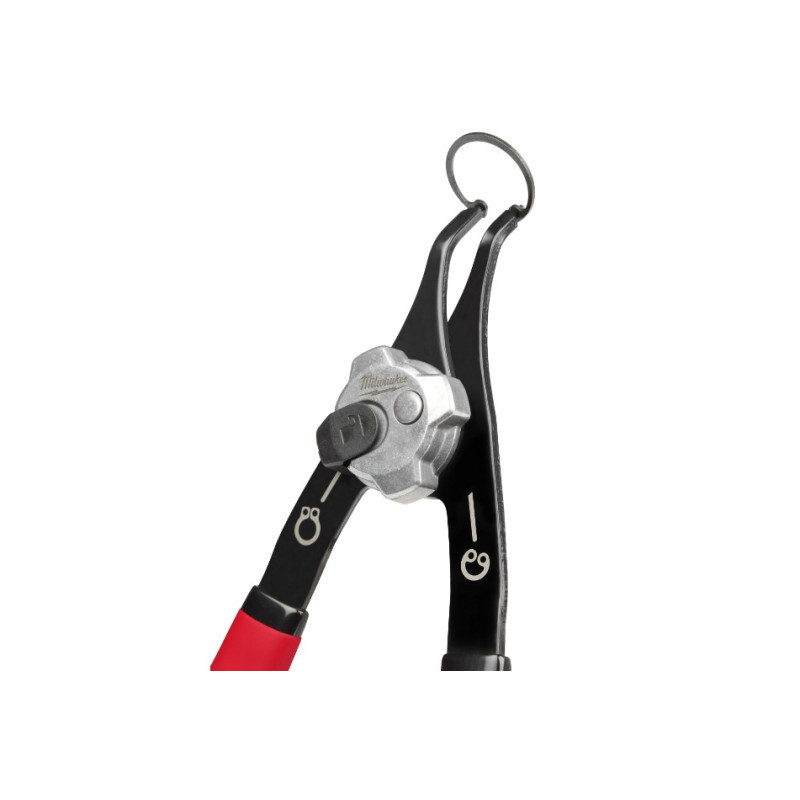 Знімач стопорних кілець 90гр. MILWAUKEE, 1,8мм, (стискання/розжим)-4932492495