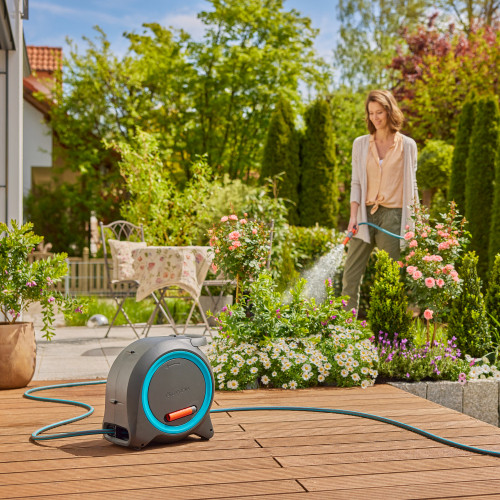 Котушка Gardena Dual Hose Box настінна та наземна 11 мм 25 м-18695-28.000.00