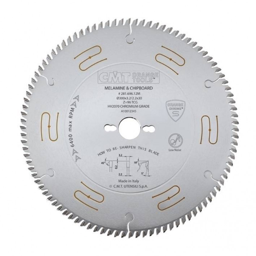 281.680.10M Пила HM D=250 F=30 Z=80 K=3,2/2,2 COMBI3 CHROM-281.680.10M
