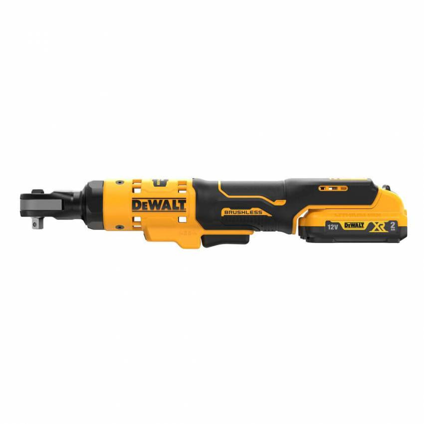 Гайкокрут кутовий - ключ-храповик акумуляторний безщітковий DeWALT DCF504D1-DCF504D1