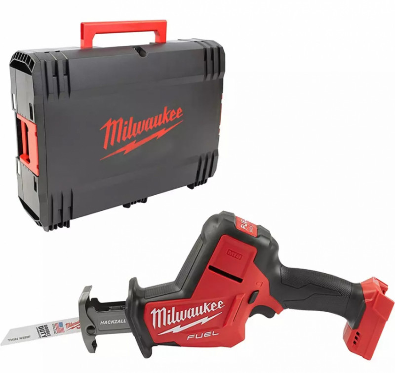 Пила шабельна акумуляторна MILWAUKEE, M18 FHZ-0X (каркас, полотно, HDкейс)-4933500564