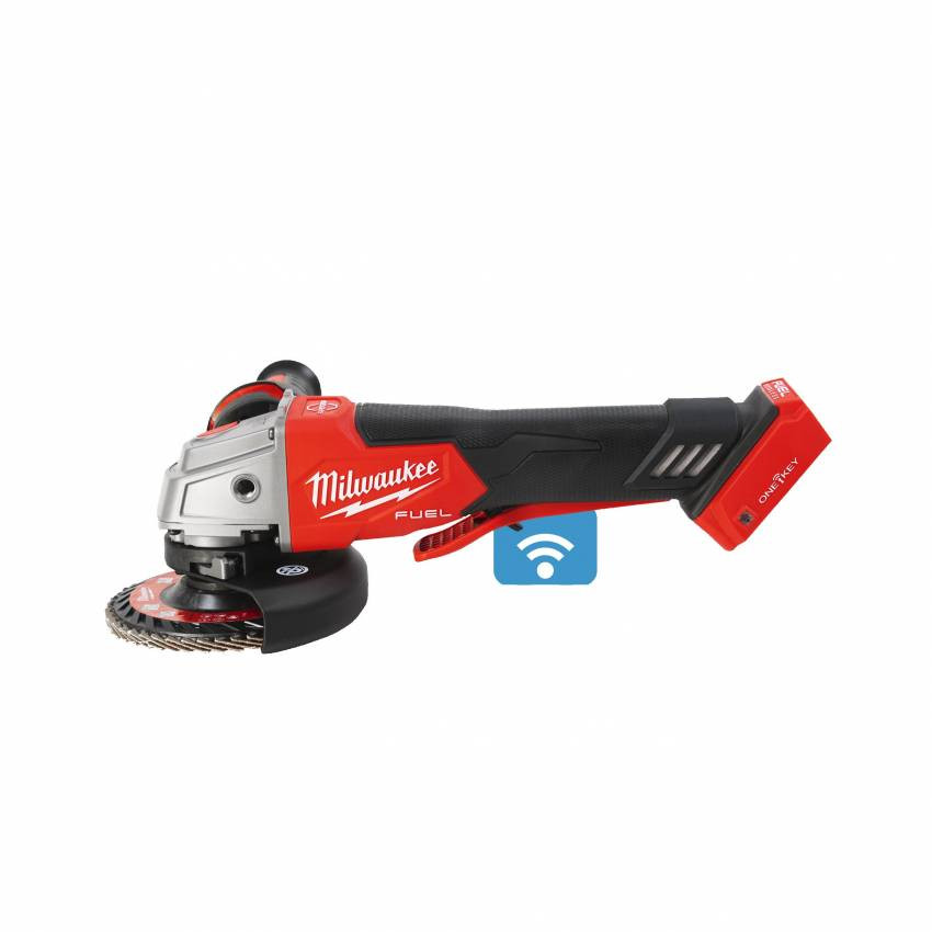 Шліфмашина кутова акумуляторна MILWAUKEE, M18 ONEFSAG125XPDB-0X, Ø125мм (HDкейс)-4933478434