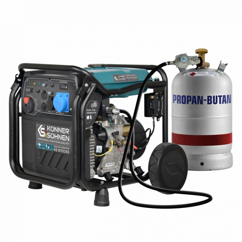 Інверторний газобензиновий генератор KS 8100iEG-KS 8100iEG
