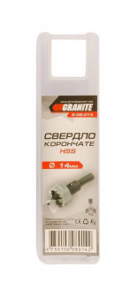 Свердло корончате GRANITE HSS 14 мм 6-08-014