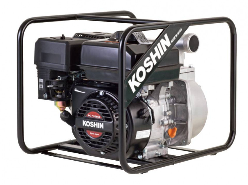 Мотопомпа Koshin для чистої води SEV-80X, 80х80 мм, K180, 3,1 кВт/4,2 к.с. (3600 об./хв.), 30,7кг-