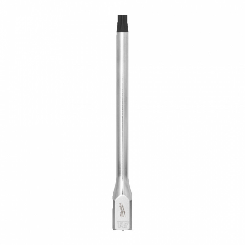 Головка торцева хромована 1/4'' MILWAUKEE подовжена з бітою Torx, T47-4932500446