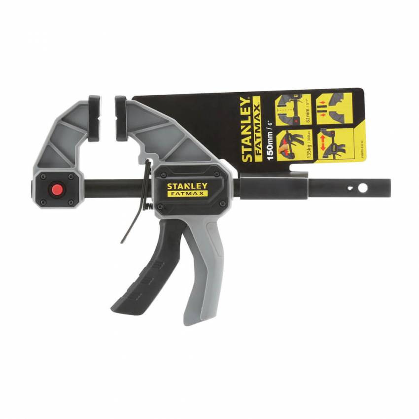 Струбцина FatMax L тригерна з максимальним зусиллям стиску 135 кг STANLEY FMHT0-83234-FMHT0-83234