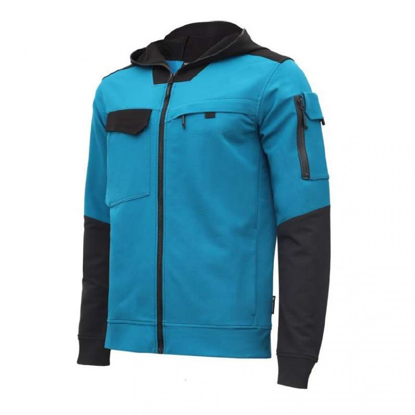 Куртка робоча BEELITZ еластична блакитна/чорна HOEGERT XL HT5K818-XL-HT5K818-XL