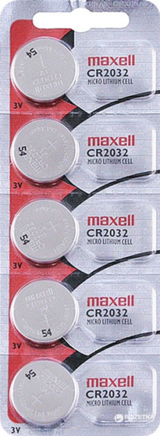 Літієва батарейка Maxell "таблетка" CR2032  5шт/уп-18586300
