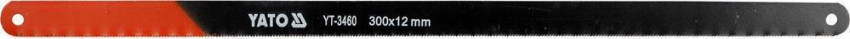 Полотно по металу YATO, 24 с/1", l=300 мм, h=12 мм, 5 шт [10/200]-YT-3460