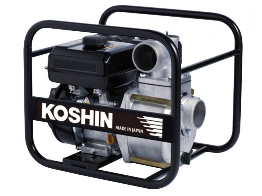 Мотопомпа Koshin для напівбрудної води STV-80X, 80x80мм, K180, 3,1 кВт/4,2 к.с. (3600об/хв), 32,9кг-