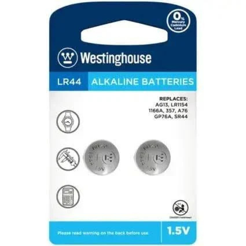 Батарейка Westinghouse Alkaline G13/ 357/ LR44 1.5V (2шт)-984544