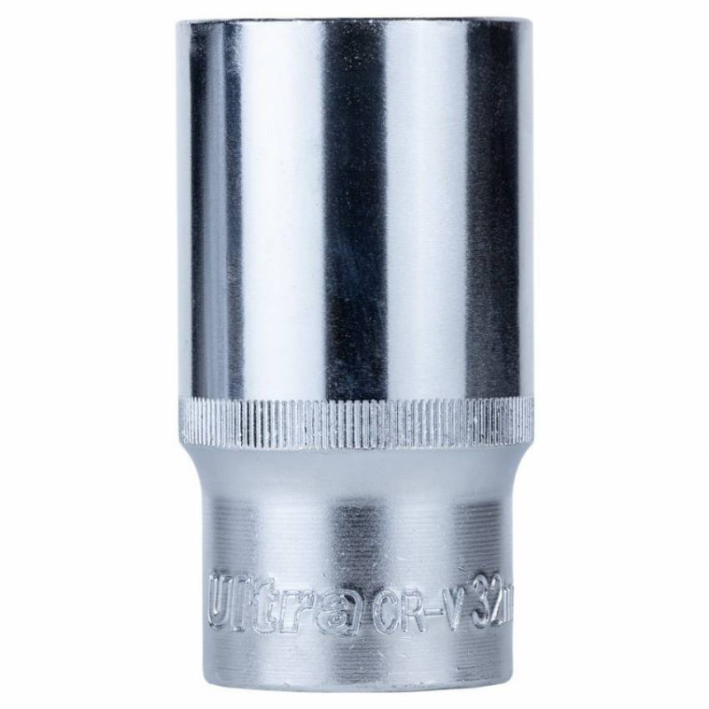 Насадка шестигранна довга 1/2" 32мм CrV ULTRA (6072322)-6072322