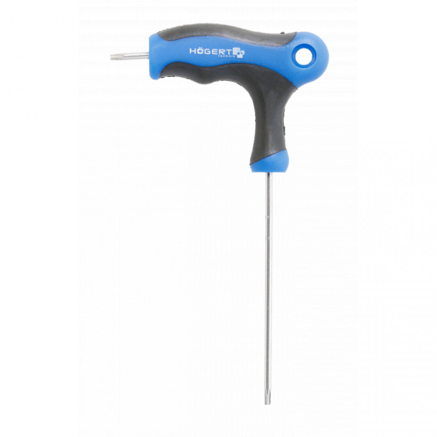 Ключ типу T, довгий HOEGERT TAMPER TORX (з отвором) HT1W868-HT1W868