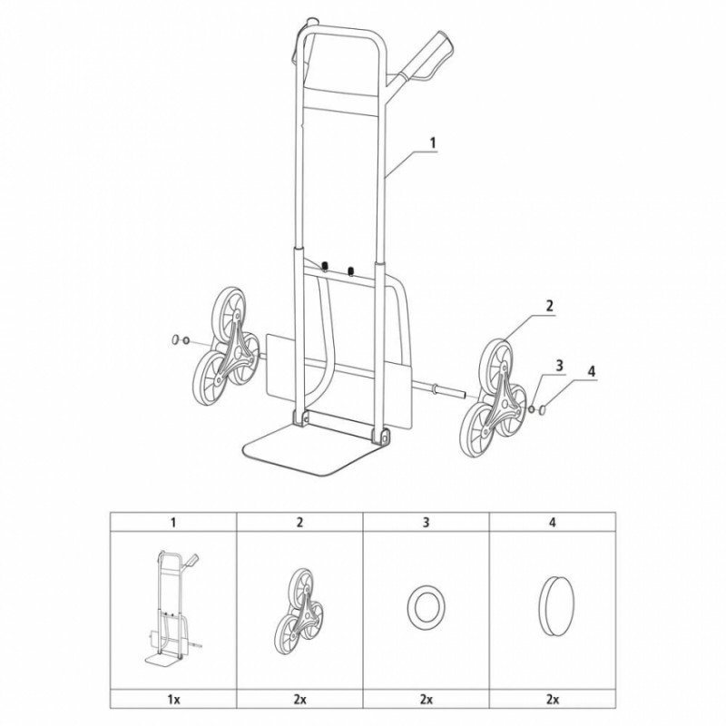 Візок вантажний складний STANLEY SXWST-FT521-SXWST-FT521