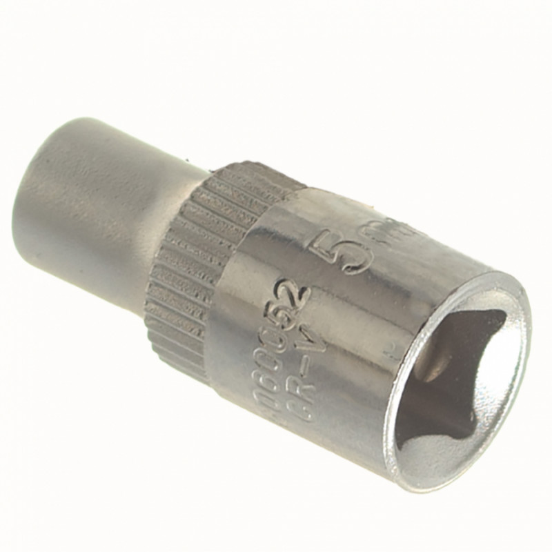 Насадка шестигранна коротка 1/4" 5мм CrV ULTRA (6060052)-6060052