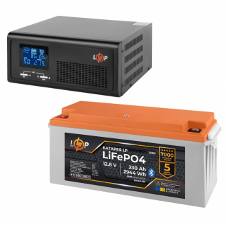 КРЖ LogicPower B1000 + літієва (LiFePO4) батарея 2944 Ватт (19407+ 25559 230 Ah)-[articul]
